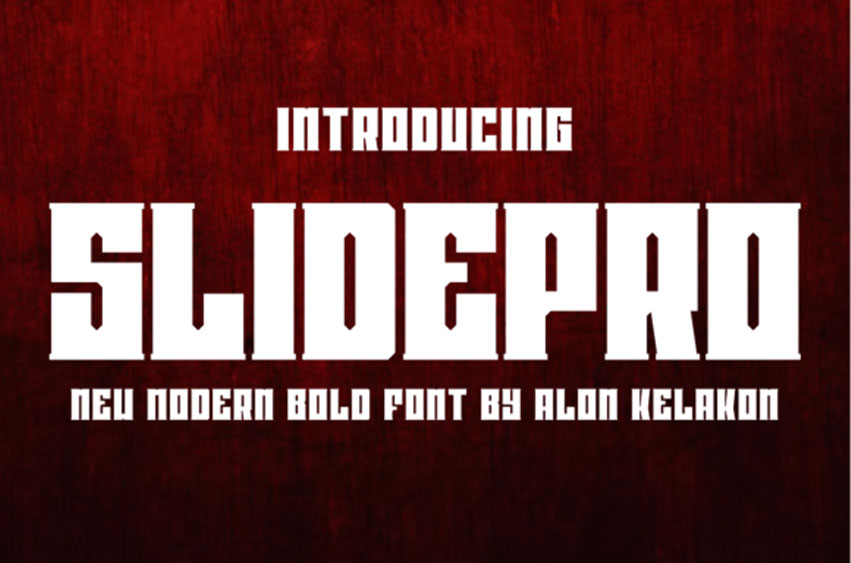 Slidepro Font