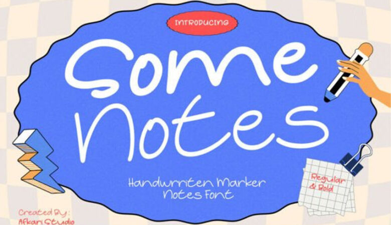 Some Notes Font