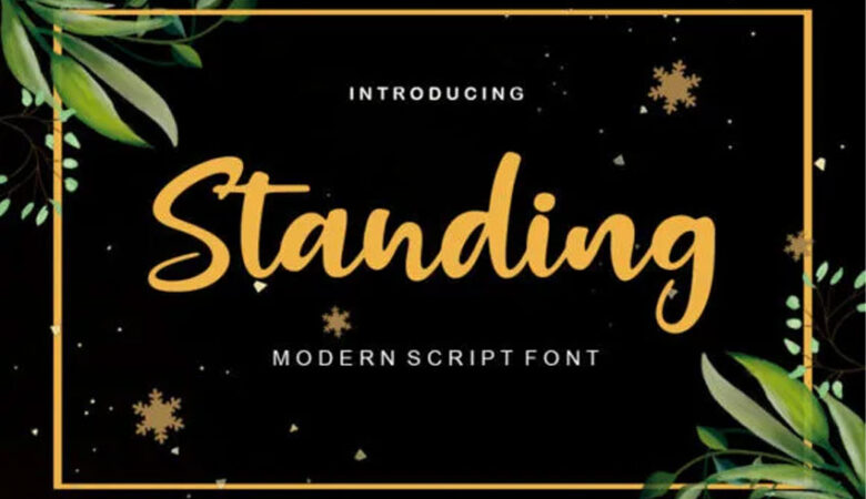 Standing Font