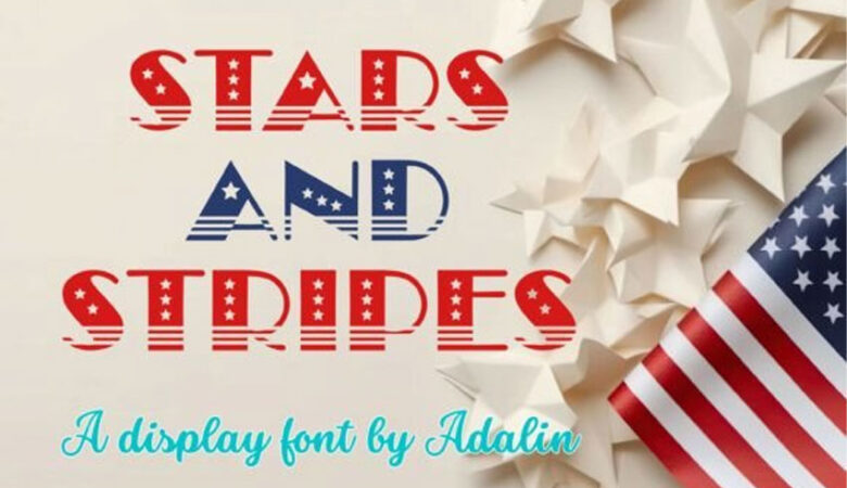 Stars and Stripes Font