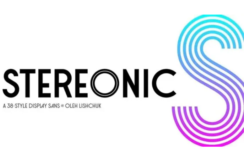 Stereonic Font
