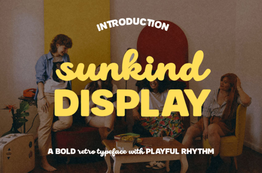 Sunkind Display Font
