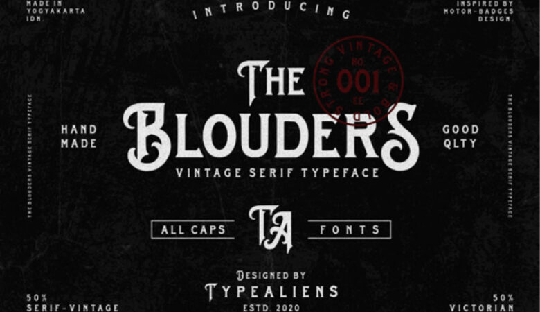 The Blouders Font