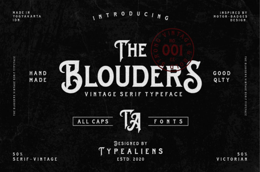 The Blouders Font