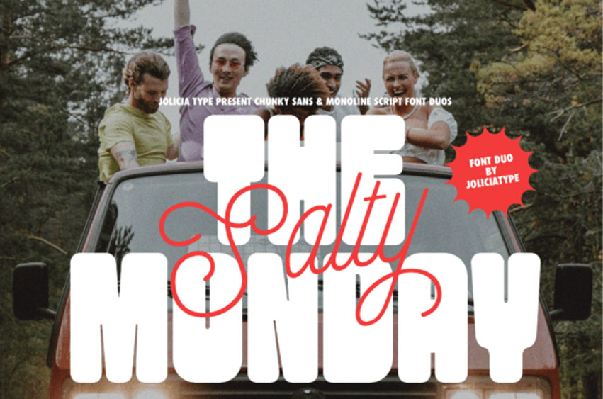 The Salty Monday Font