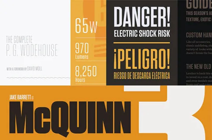 Tungsten Family Font