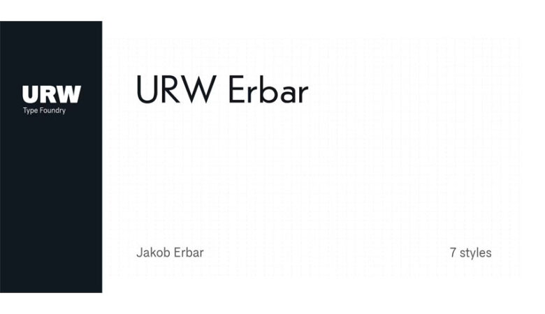URW Erbar Font