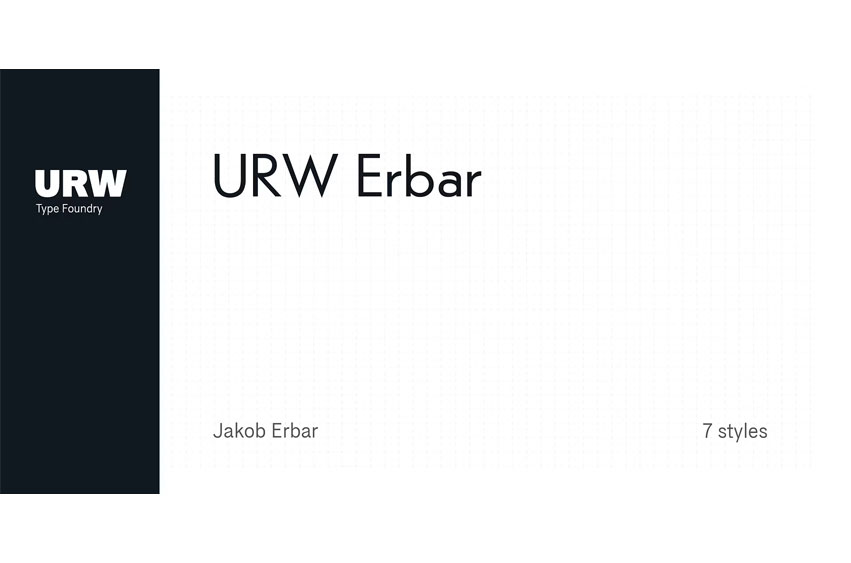 URW Erbar Font