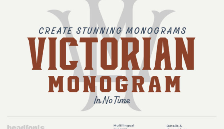 Victorian Monogram Font