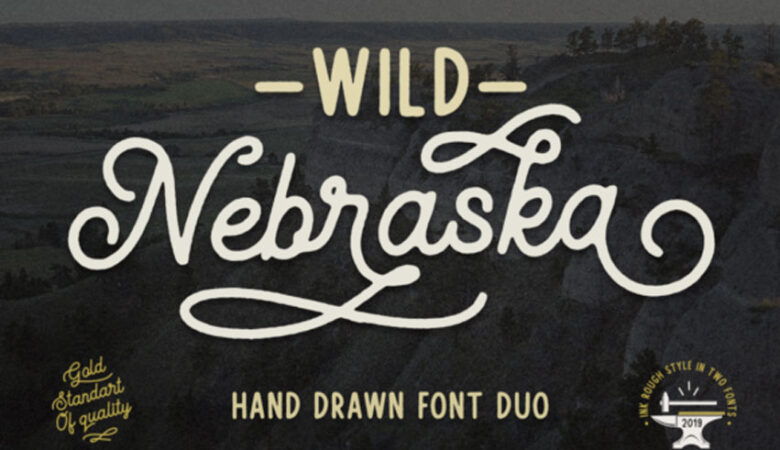 Wild Nebraska Font