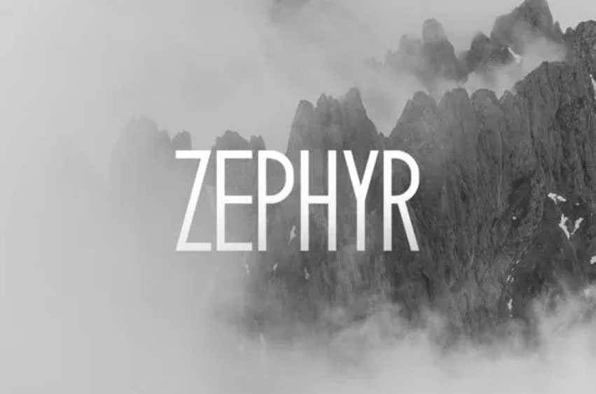 Zephyr Font