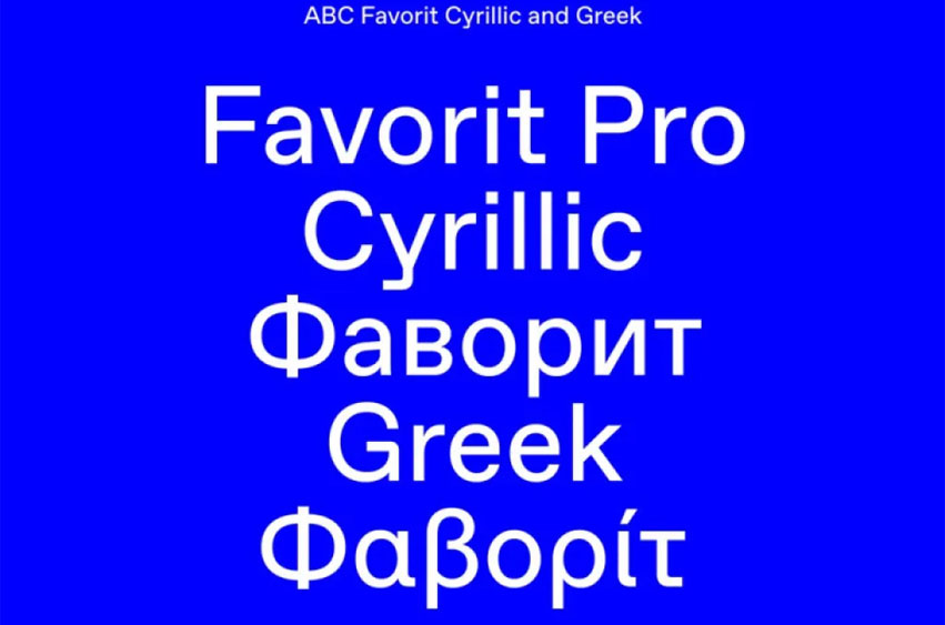 ABC Favorit Font