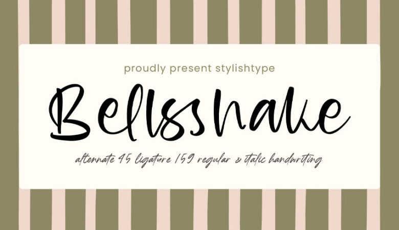 Bellsshake Font
