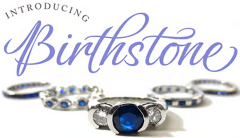 Birthstone Font