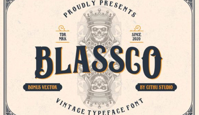 Blassco Font