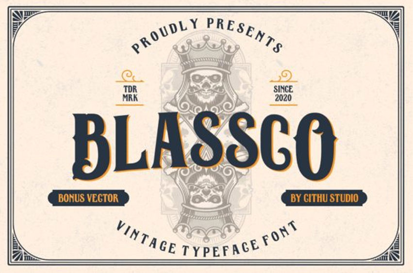 Blassco Font