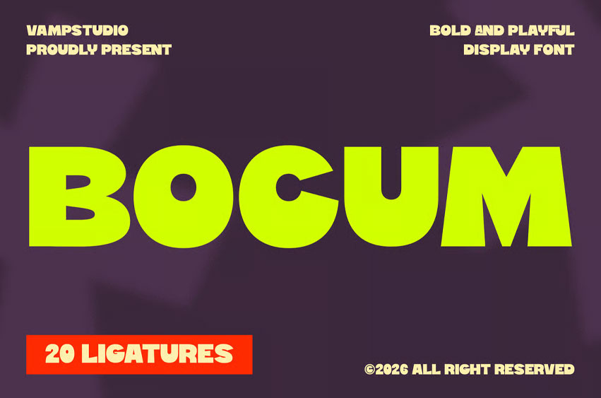 Bocum Font