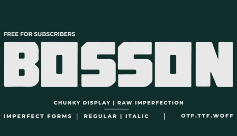 Bosson Font