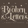 Broken Letters Font