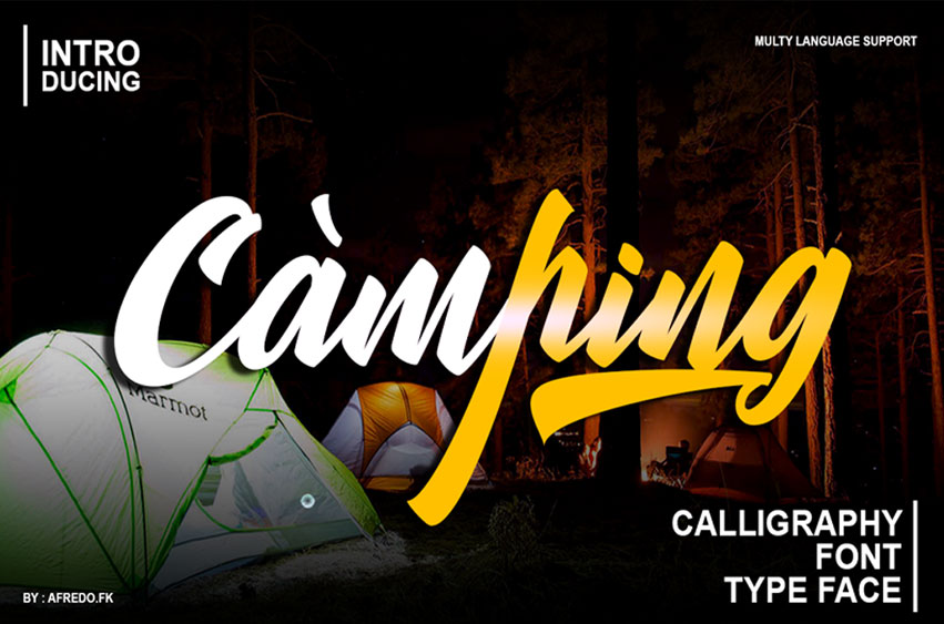 Camping Font