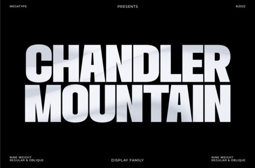 Chandler Mountain Font