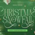 Christmas Snowfall Font