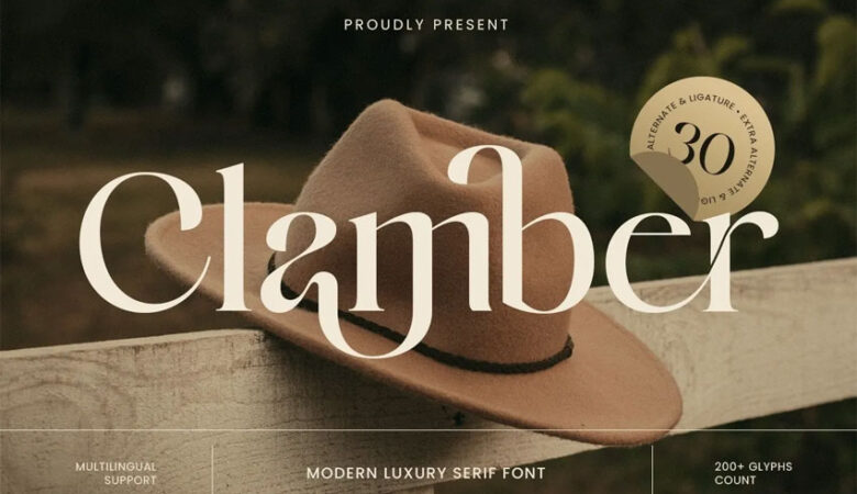 Clamber Font