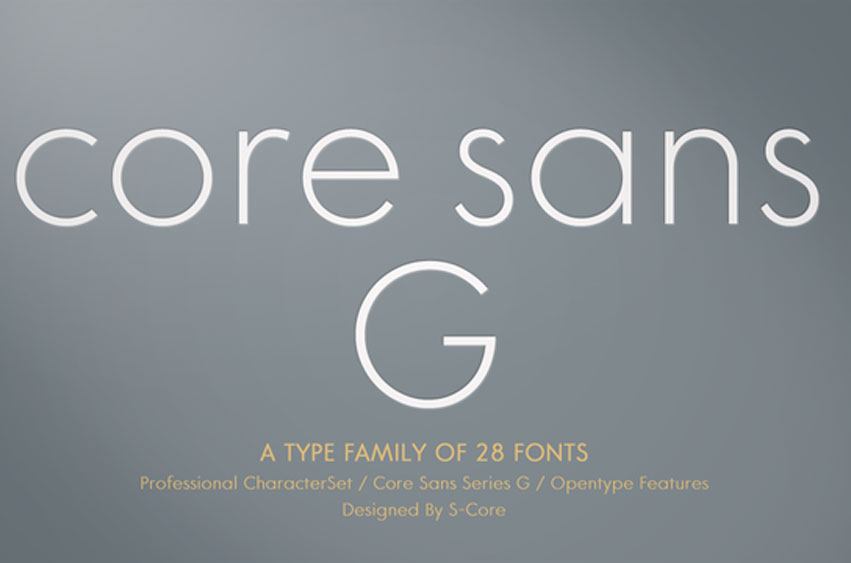 Core Sans G Font