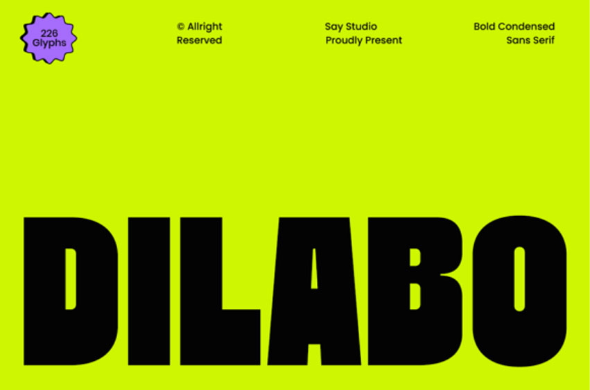 Dilabo Font