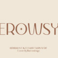 Erowsy Font