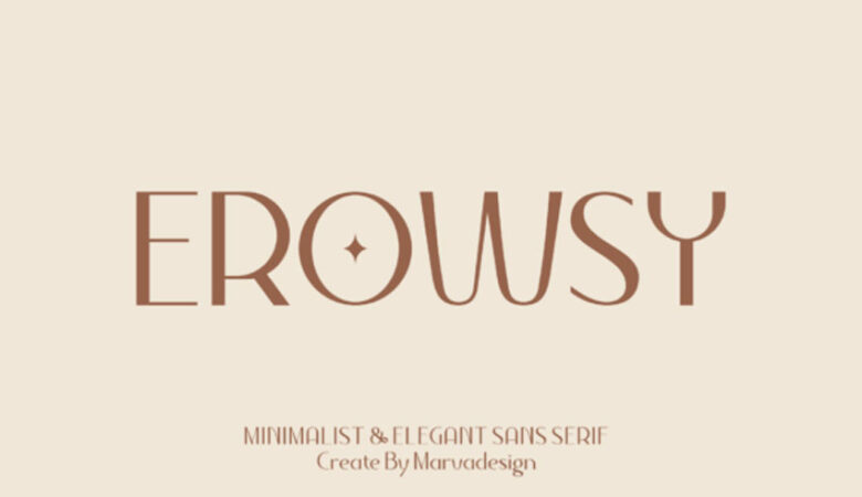 Erowsy Font