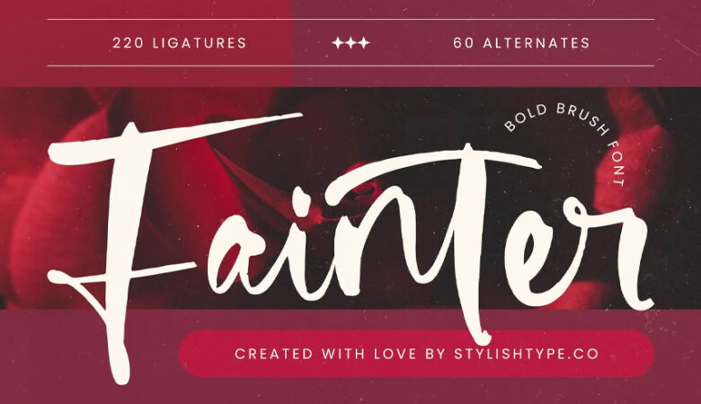 Fainter Font
