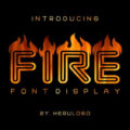 Fire Display Font