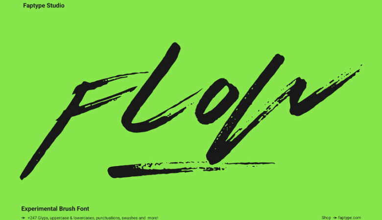 Flow Experimental Font