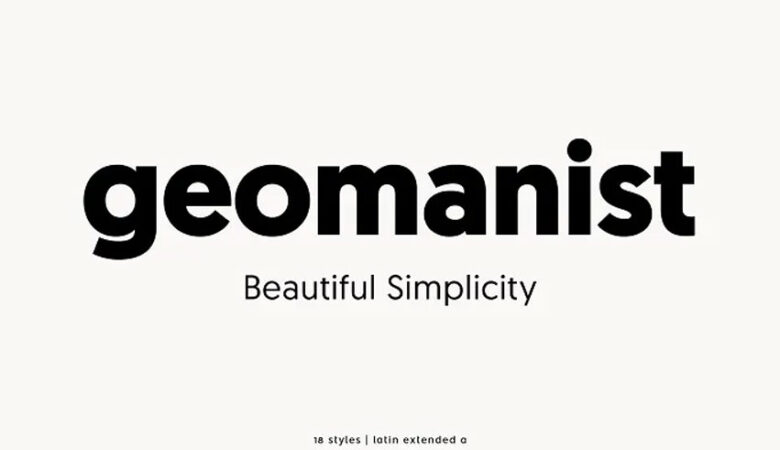 Geomanist Font