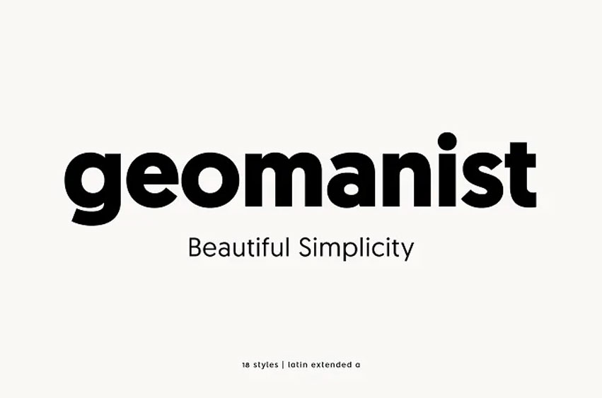Geomanist Font