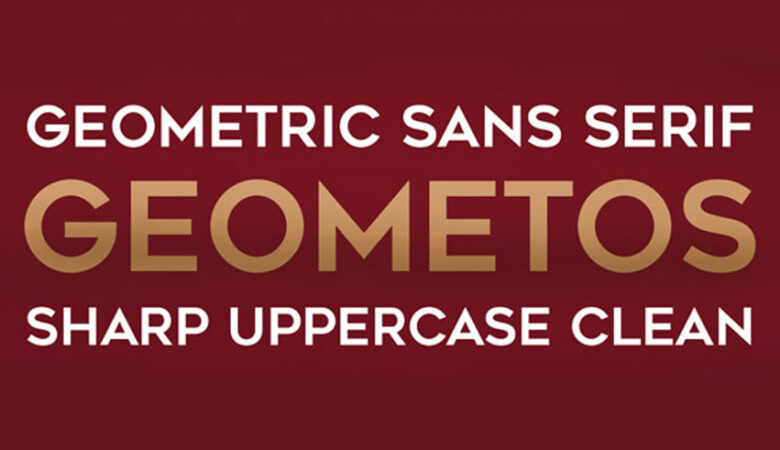 Geometos Geometric Font