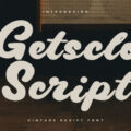 Gestclo Script Font