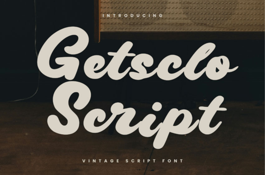 Gestclo Script Font