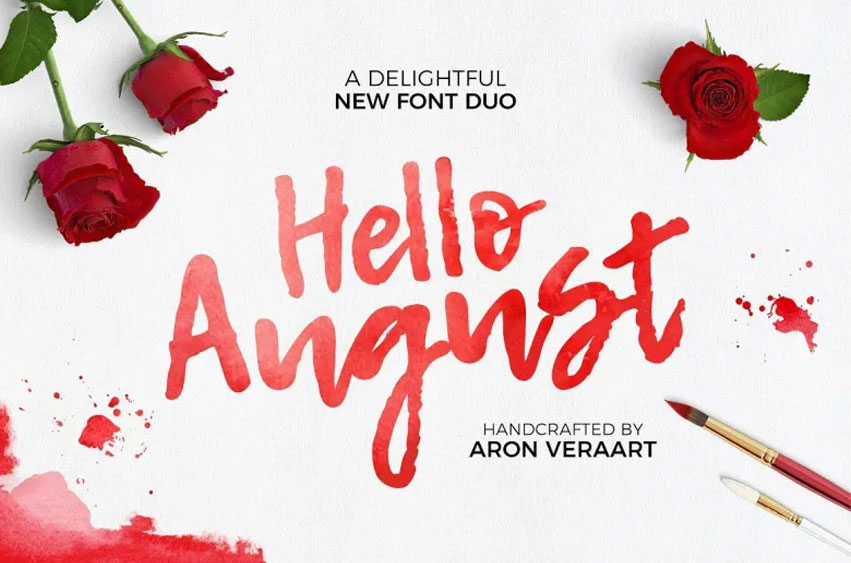 Hello August Font