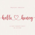 Hello Honey Script Font