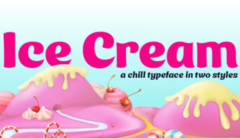 Ice Cream Font
