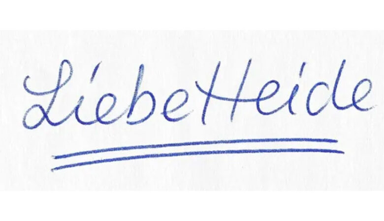LiebeHeide Color Font