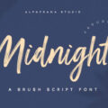 Midnight Brush Font