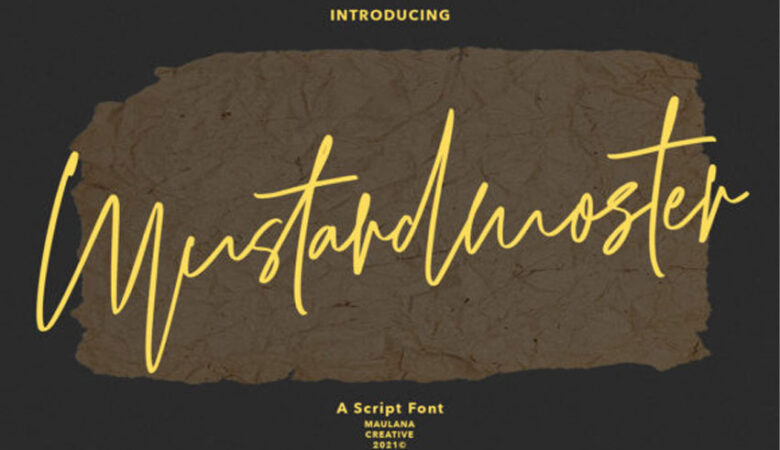 Mustardmoster Script Font