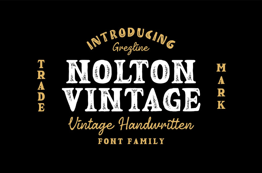 Nolton Vintage Font
