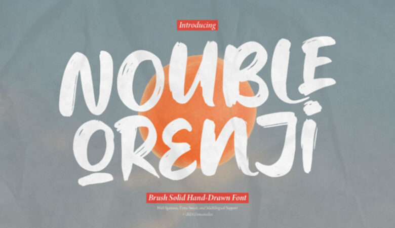 Nouble Orenji Font