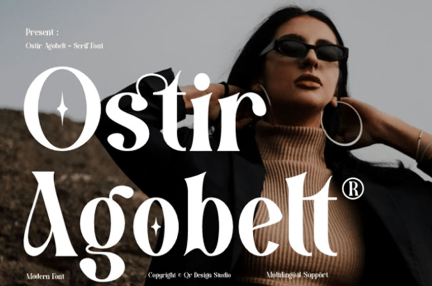 Ostir Agobelt Font