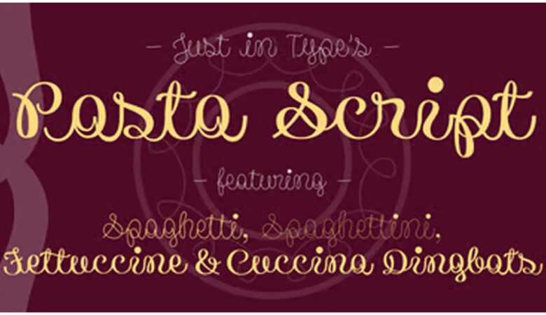 Pasta Script Font