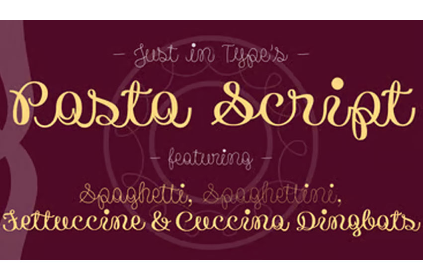 Pasta Script Font